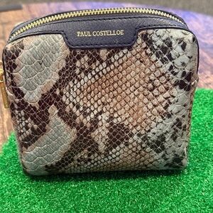 Paul Costelloe Genuine Leather Perfum Makeup Purse